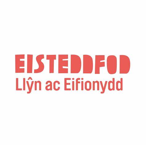 Eisteddfod Llyn ac Eifionydd Logo, testun mewn coch